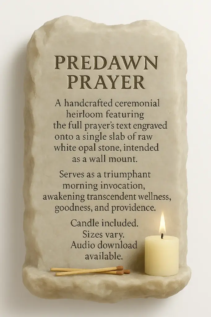 Predawn Prayer (Audio Download)