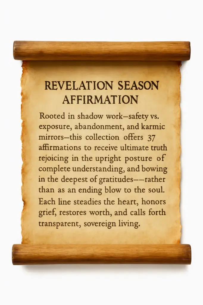 Revelation Season Affirmation (Audio Download)